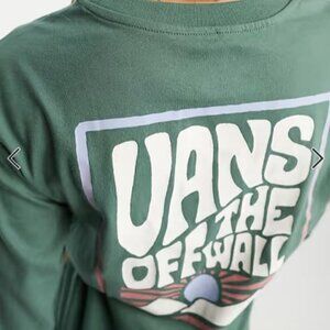 NWT Women's Vans Topa Back Print Long Sleeve Tshirt Sz Small MSRP $35